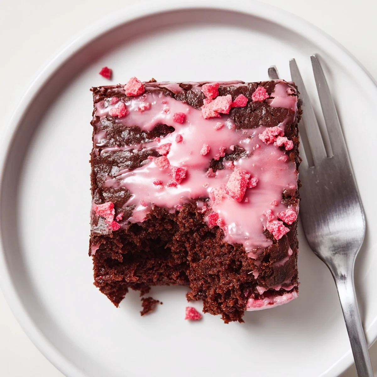 Homemade Strawberry Brownies Recipe cooling on parchment, aromatic strawberry scent filling the kitchen