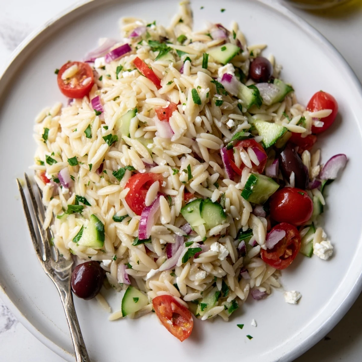 Mediterranean Orzo Pasta Salad