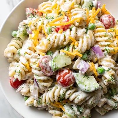Creamy Ranch Pasta Salad