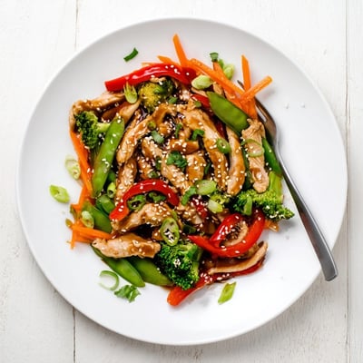 Sesame Soy Chicken Stir Fry