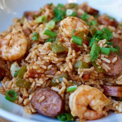 Shrimp And Sausage Dirty Rice
